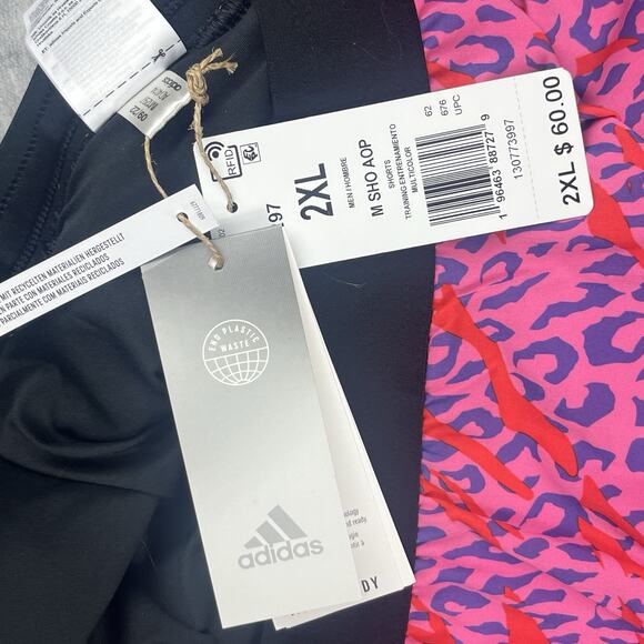 Adidas x Cody Rigsby Animal Print Aeroready Training Shorts - IM1297 - Men’s 2XL - Picture 12 of 16